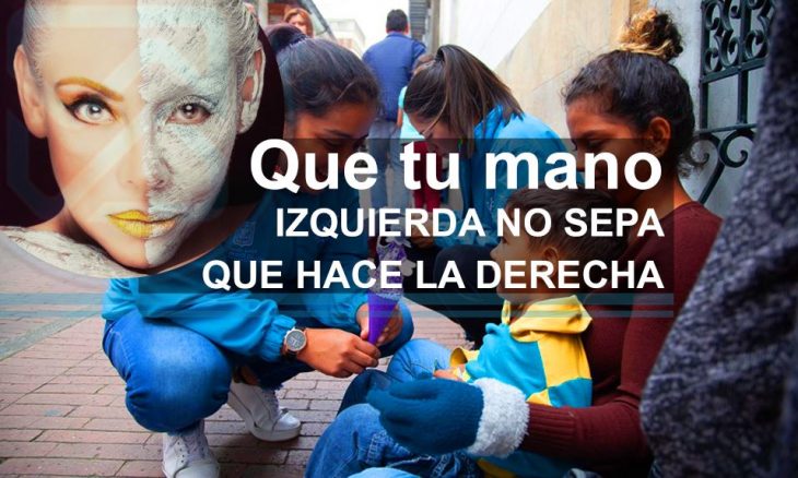 La donación pública es marketing personal